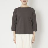 DAYS/コットンボートネック　Ａラインプルオーバー